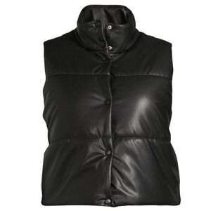 No‎ Boundaries Womens XXL Puffer Snap Up Vest